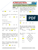 Examen 5° Primaria Verano 2016 - Con Claves