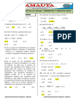 Examen 6° Primaria Verano 2016 - Con Claves