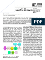 Zero-Voltage Soft-Switching DC-DC Converter-Based Charger For LV Battery in Hybrid Electric Vehicles