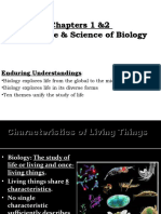 Chapters 1 &2 The Scope & Science of Biology