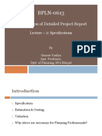 BPLN-0613: Introduction of Detailed Project Report