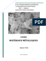 Materiaux Metalliques