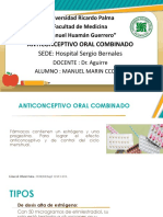 ANTICONCEPTIVO ORAL COMBINADO