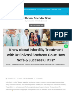 Know about Infertility Treatment with Dr Shivani Sachdev Gour