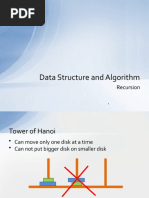 Data Structure and Algorithm: Recursion