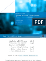 System Advisor Model (SAM) : Introduction To The