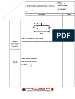 Reference Calculation Output: (762 X 267 X 173 UB)