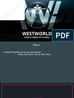 Westworld: Sample Series Pitch Bible