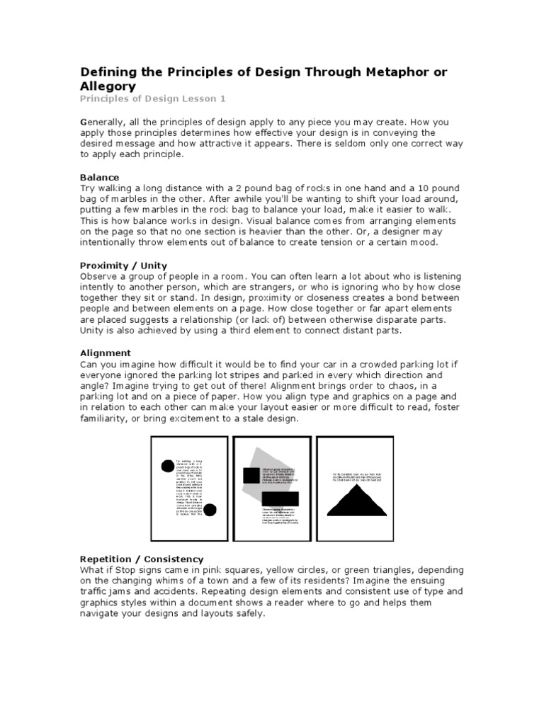 Principles of Design Explained | PDF | Paragraph | Page Layout