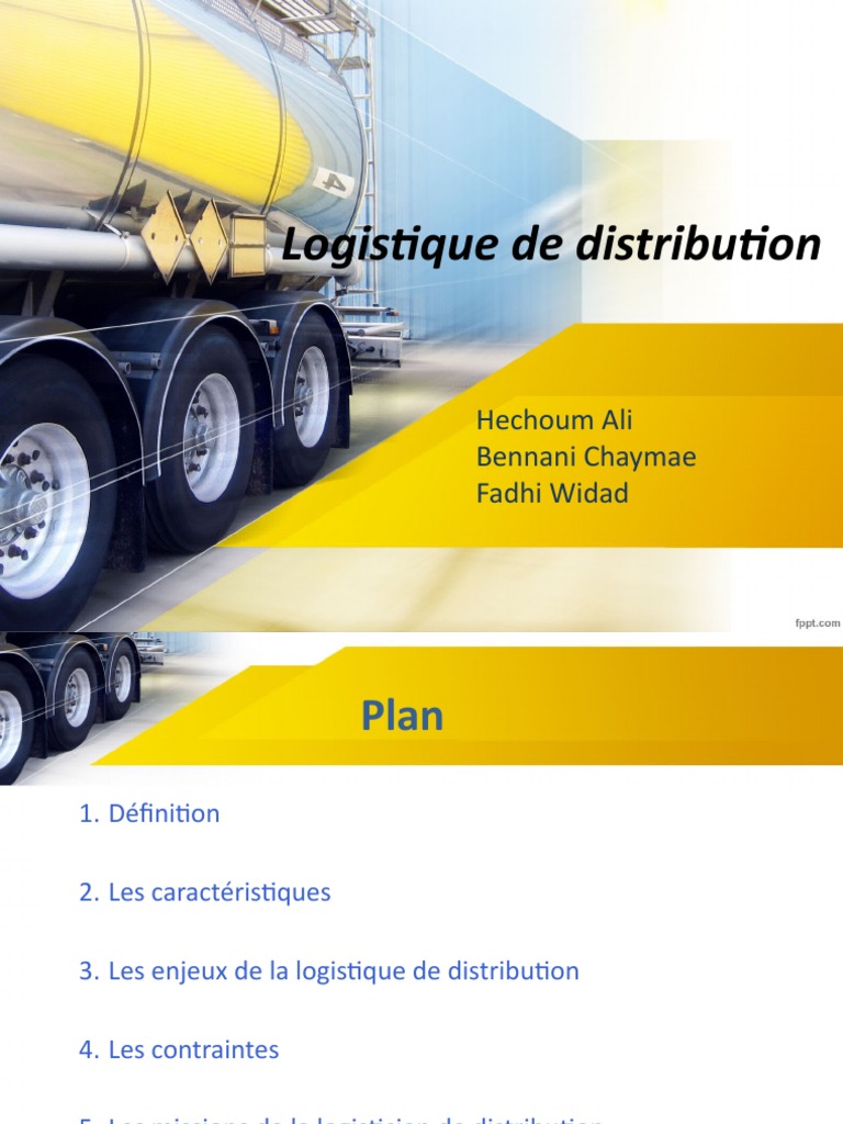 Enjeux et missions de la logistique de distribution | PDF | Logistique ...