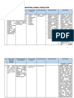 MAPPING JURNAL PENELITIAN