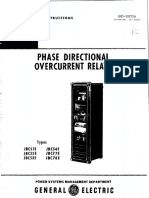 GEI-50275A Phase Directional Overcurrent Relays