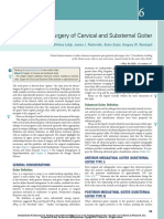 Surgery of Cervical and Substernal Goiter