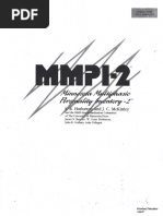 MMPI-2 Scoring and Interpretation Guide | PDF | Clinical Medicine ...