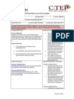 UMF Unit-Wide Lesson Plan Template: Teacher Objectives