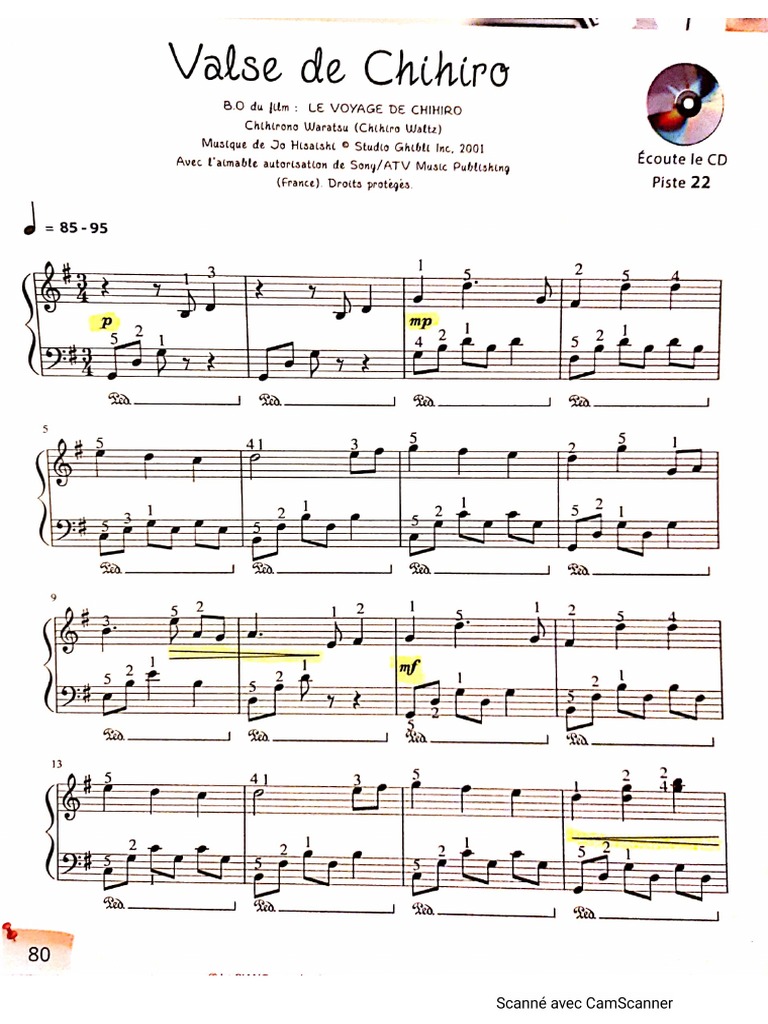 La Valse de Chihiro PDF