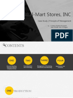 Wal-Mart Stores, INC: Case Study - Principle of Management