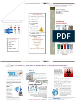 Folleto Normas y Principios de Bioseguridad en Personal de Enfermería