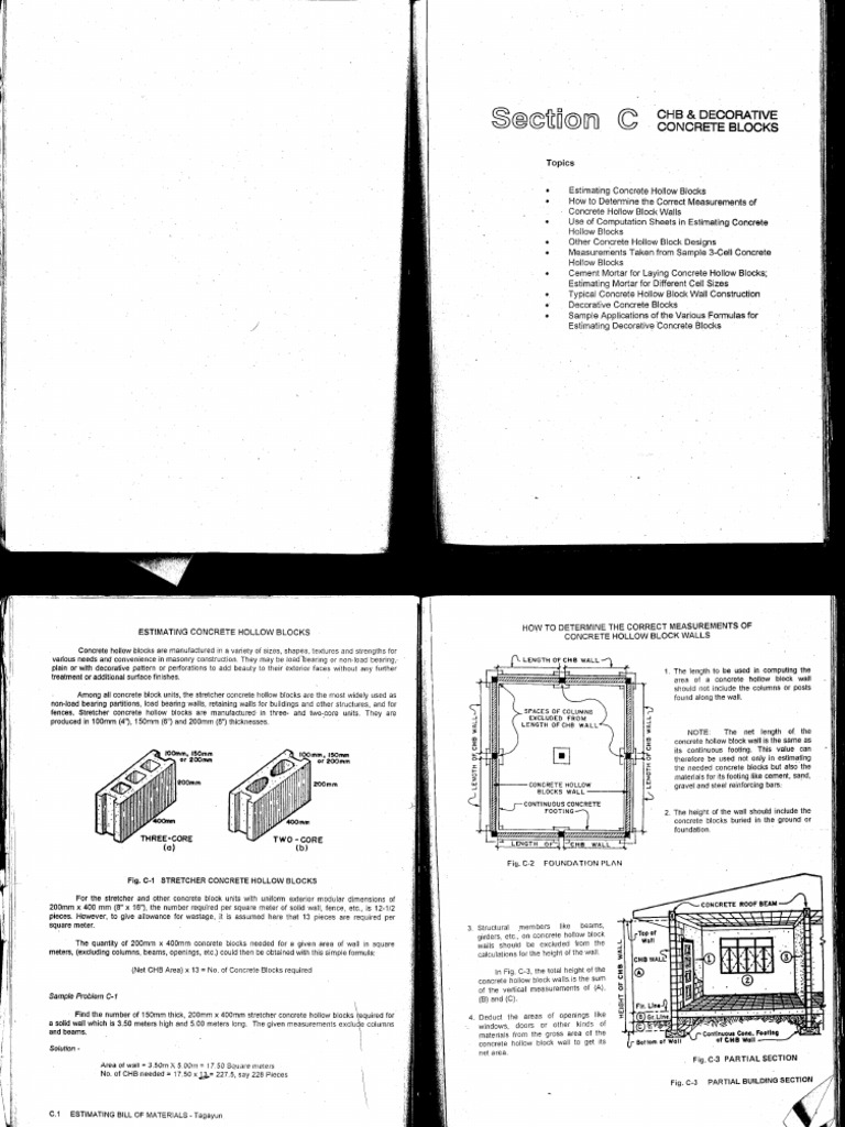 Estimates CHB Rebars PDF