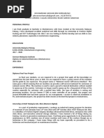 Curriculum Vitae (