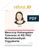 Mencicip Kehangatan Toleransi Di RS PKU Muhammadiyah Yogyakarta