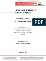 Healthcare Project Management - Desiderio, Gomez, Limcangco (Bsn2b)