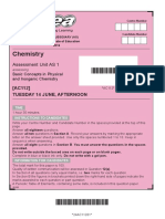 Chemistry: Assessment Unit AS 1