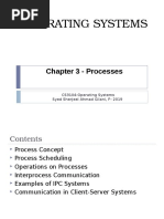 Operating Systems: Chapter 3 - Processes