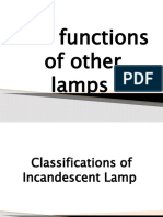 Functions of Other Lamps