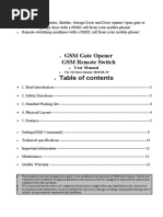 GSM Gate Opener GSM Remote Switch