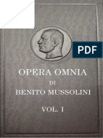 Susmel, E. & E. (Eds.) - Opera Omnia Di Benito Mussolini. Vol. I (Ocr) (FS) (1951)