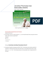 20 Soal Dan Jawaban Permutasi Dan Kombinasi (Matematika Diskrit)