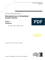 Bioengineering For Streambank Erosion Control Report1