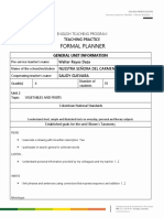 Formal Planner: Teaching Practice