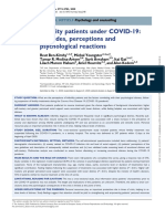 Fertility Patients Under COVID-19: Attitudes, Perceptions and Psychological Reactions