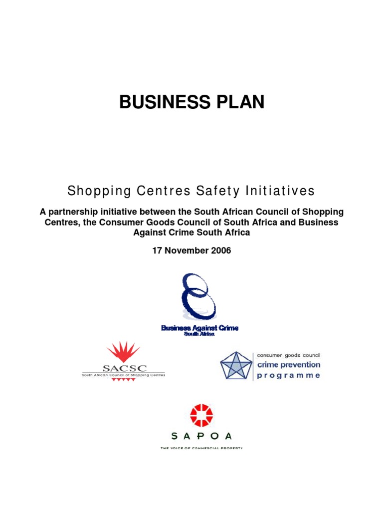 Business Plan: Shopping Centres Safety Initiatives | PDF | Finance ...