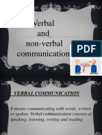 Verbal and Non-Verbal