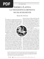 America Latina La Negligencia Benigna No Es Suficiente