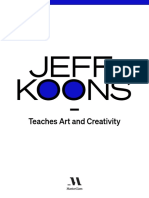 Jeff Koons: Teaches Art and Creativity