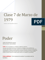 Clase 7 de Marzo de 1979