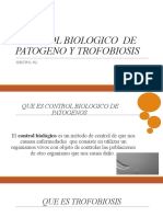 Control Biologico de Patogeno y Trofobiosis