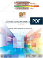 Primera Guia de Trabajo en Casa 8º-2021