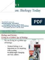 Introduction: Biology Today: Powerpoint Lectures For