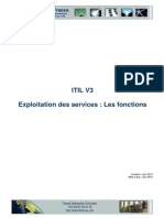 ITIL V3. Exploitation Des Services _ Les Fonctions