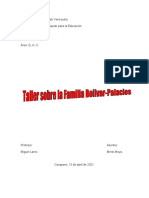 Taller Sobre La Familia Bolivar-Palacios