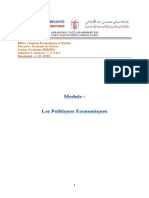 A. EL HIRI - Politiques économiques Introduction - SEG - Parcours Economie et gestion -Séance n°1 - Introduction