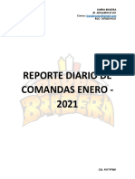 Reporte Diario de Comandas