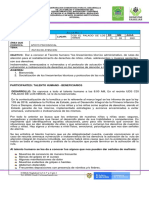 Acta de Socializacion de Ruta de Atencion Al T.H y Beneficiarios Del Cdi Palacio de Los Niños