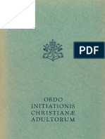 1972 - Ordo Initiationis Christianae Adultorum (1972)