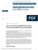 Aprende A Cómo Testear MOSFETS y Las Fallas Típicas